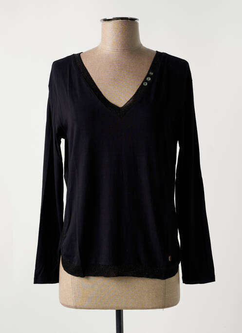 T-shirt noir LE BOUDOIR D'EDOUARD pour femme