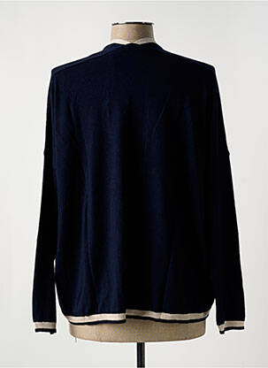 Gilet manches longues stretch bleu LE BOUDOIR D'EDOUARD femme