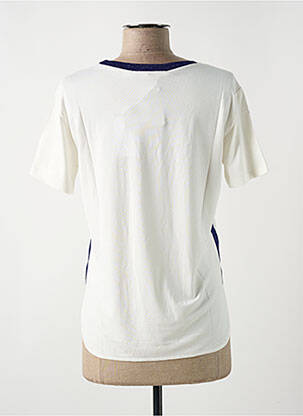 T-shirt imprimé fantaisie manches courtes beige LE BOUDOIR D'EDOUARD femme