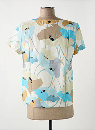 Blouse manches courtes manches courtes bleu LE BOUDOIR D'EDOUARD femme