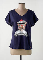 T-shirt bleu LE BOUDOIR D'EDOUARD pour femme seconde vue