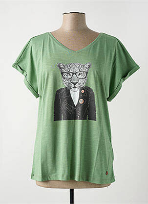 T-shirt vert LE BOUDOIR D'EDOUARD pour femme