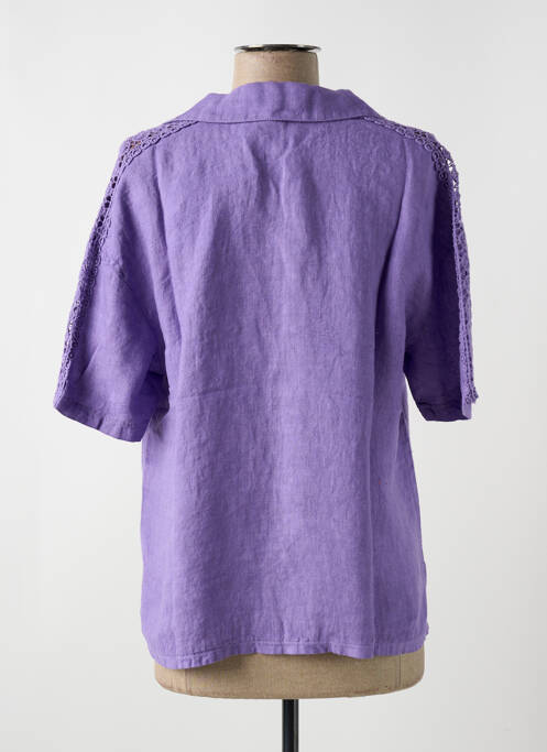 Blouse violet LE BOUDOIR D'EDOUARD pour femme