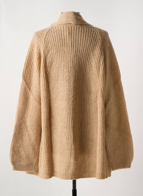 Gilet manches longues beige LE BOUDOIR D'EDOUARD femme