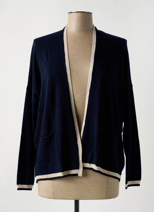 Gilet manches longues bleu LE BOUDOIR D'EDOUARD pour femme