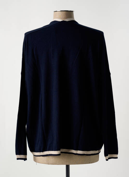 Gilet manches longues bleu LE BOUDOIR D'EDOUARD pour femme