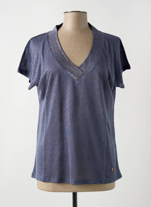 T-shirt bleu LE BOUDOIR D'EDOUARD pour femme