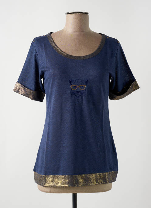 T-shirt bleu LE BOUDOIR D'EDOUARD pour femme