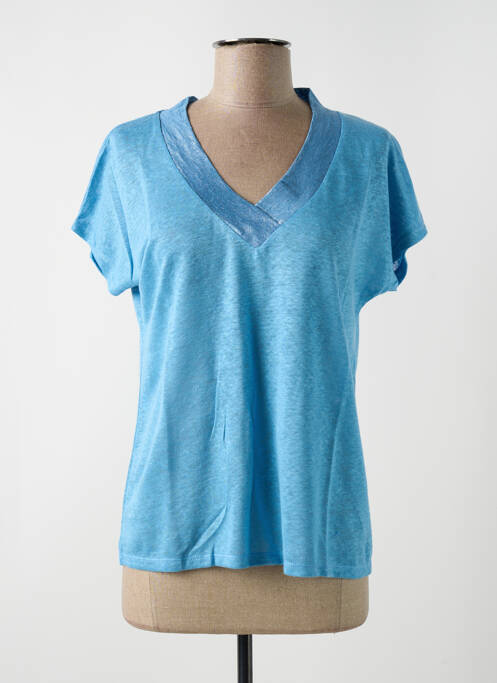 T-shirt bleu LE BOUDOIR D'EDOUARD pour femme