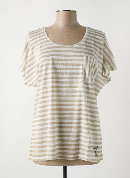 T-shirt marron LE BOUDOIR D'EDOUARD pour femme