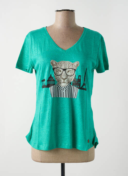 T-shirt vert LE BOUDOIR D'EDOUARD pour femme