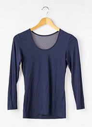 Pyjama coupe cintrée bleu PRINCESSE TAM-TAM femme