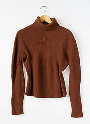 Pull col roulé marron IDANO pour femme seconde vue