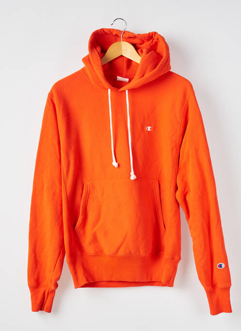 Sweat-shirt à capuche orange CHAMPION pour femme