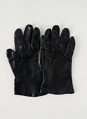 Gants doublure noir SANS MARQUE femme