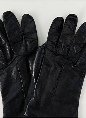 Gants doublure noir SANS MARQUE femme