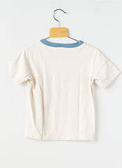 T-shirt beige PETIT BATEAU pour garçon seconde vue