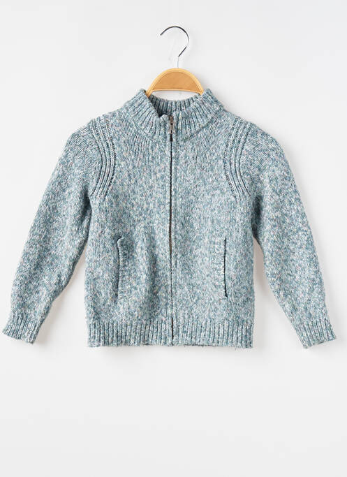 Gilet manches longues vert CYRILLUS pour garçon