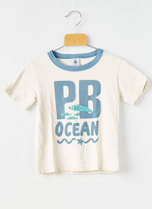 T-shirt beige PETIT BATEAU pour garçon
