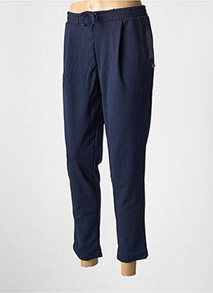 Pantalon 7/8 stretch taille normale bleu LE BOUDOIR D'EDOUARD femme