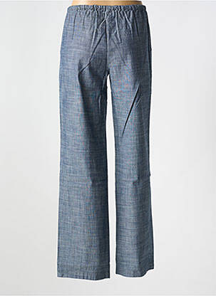 Pantalon droit taille élastique taille normale bleu LE BOUDOIR D'EDOUARD femme