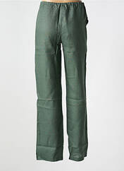 Pantalon droit vert LE BOUDOIR D'EDOUARD pour femme seconde vue