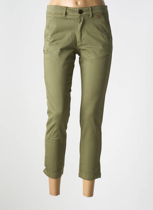 Pantalon 7/8 vert LE BOUDOIR D'EDOUARD pour femme