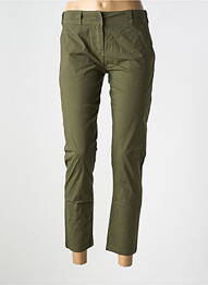 Pantalon flare stretch taille normale vert LE BOUDOIR D'EDOUARD femme