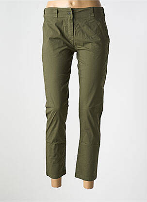 Pantalon flare stretch taille normale vert LE BOUDOIR D'EDOUARD femme