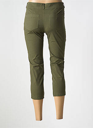 Pantacourt stretch taille normale vert LE BOUDOIR D'EDOUARD femme