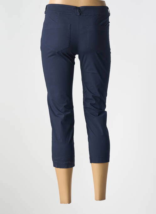 Pantacourt stretch taille normale bleu LE BOUDOIR D'EDOUARD femme
