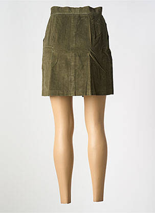 Jupe courte poches vert LE BOUDOIR D'EDOUARD femme