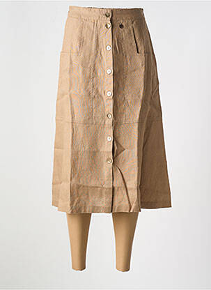 Jupe longue marron LE BOUDOIR D'EDOUARD pour femme