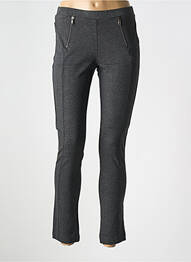 Pantalon slim taille élastique taille normale gris LE BOUDOIR D'EDOUARD femme