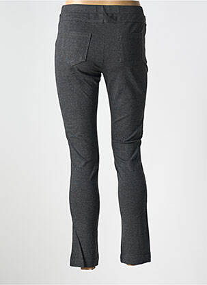 Pantalon slim taille élastique taille normale gris LE BOUDOIR D'EDOUARD femme