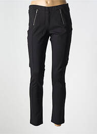 Pantalon slim taille élastique taille normale noir LE BOUDOIR D'EDOUARD femme