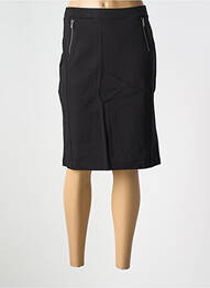 Jupe mi-longue coupe droite noir LE BOUDOIR D'EDOUARD femme