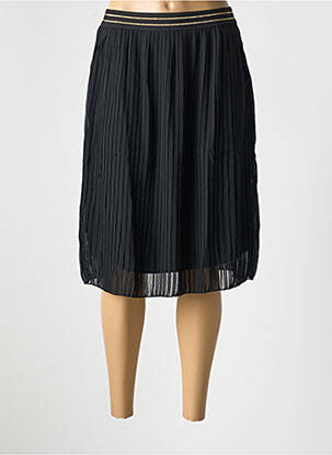 Jupe mi-longue coupe évasée noir LE BOUDOIR D'EDOUARD femme