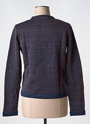 Veste casual coupe cintrée bleu LE BOUDOIR D'EDOUARD femme