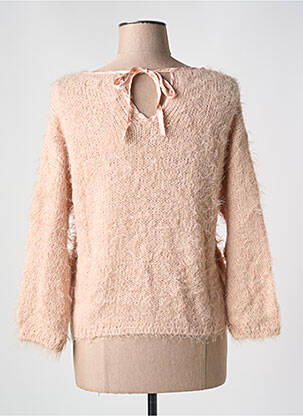 Pull coupe droite manches longues rose LE BOUDOIR D'EDOUARD femme