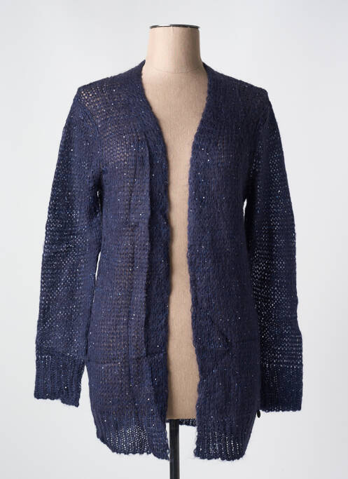 Gilet manches longues bleu LE BOUDOIR D'EDOUARD pour femme