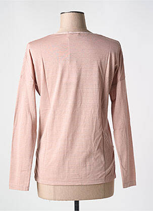 Top imprimé fantaisie manches longues rose LE BOUDOIR D'EDOUARD femme