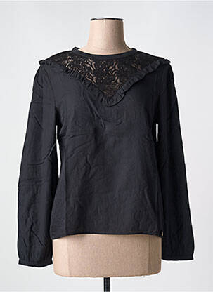 Blouse manches longues manches longues noir LE BOUDOIR D'EDOUARD femme