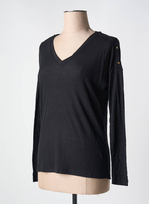 T-shirt noir LE BOUDOIR D'EDOUARD pour femme