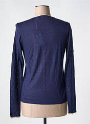 Gilet manches longues bleu LE BOUDOIR D'EDOUARD pour femme seconde vue