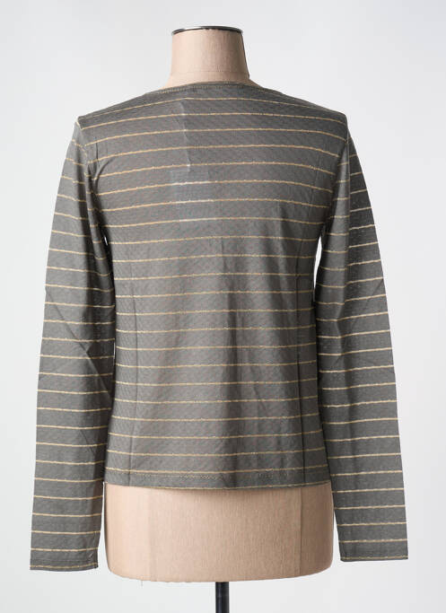 Top gris LE BOUDOIR D'EDOUARD pour femme