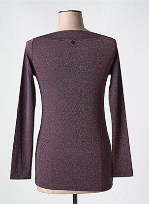 T-shirt manches longues manches longues violet LE BOUDOIR D'EDOUARD femme