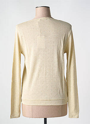Gilet manches longues coupe cintrée or LE BOUDOIR D'EDOUARD femme