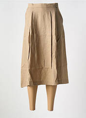 Jupe mi-longue marron LE BOUDOIR D'EDOUARD pour femme seconde vue