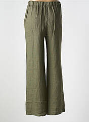 Pantalon droit vert LE BOUDOIR D'EDOUARD pour femme seconde vue